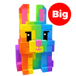 1 item; Big Rainbow Bunny