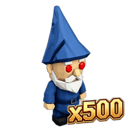 500 items; Gnome x500