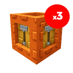 3 items; Rake Crate x3