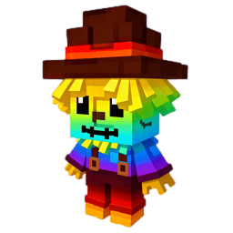 1 item; Rainbow Scarecrow