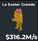 1 item; La Easter Grande 361.2M/s Gold