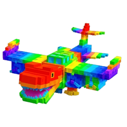1 item; Rainbow Nuclearo Dinossauro; 195M/S