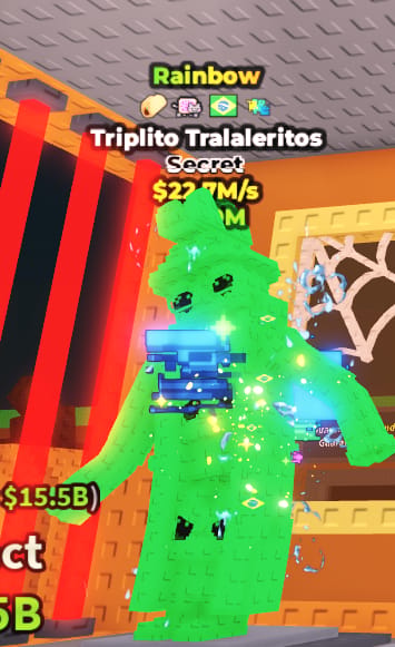 1 item; Rainbow tripplito tralaleritos 22.7m/s with 4 mutations