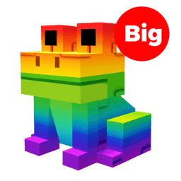 1 item; Big Rainbow Frog