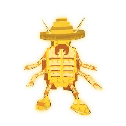 1 item; Gold La Cucaracha; 10M/S