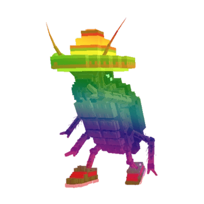 1 item; Rainbow La Cucaracha; 7.1M/S