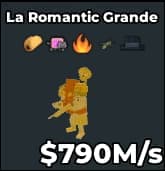 1 item; La Romantic Grande 790M/s Gold