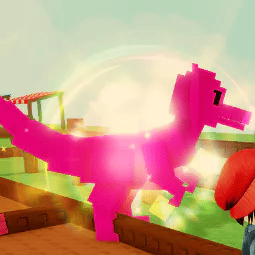 1 item; Rainbow Dilophosaurus