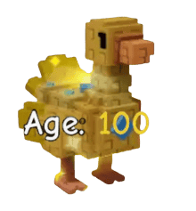 1 item; Age 100 Golden Goose