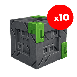 10 items; Cobblestone Crate x10