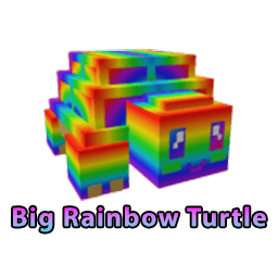 1 item; Big Rainbow Turtle