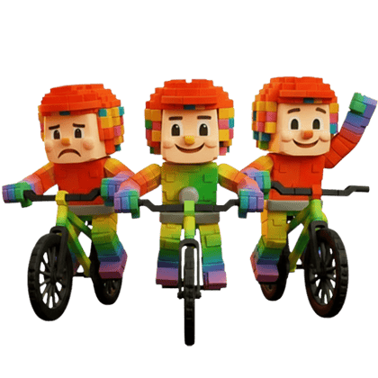 1 item; Rainbow Los Chicleteiras; 105M/S