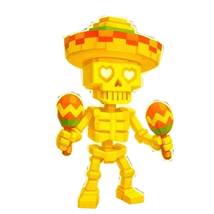 1 item; Gold Mariachi Corazoni; 15.6M/S