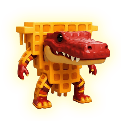 1 item; Lava Quesadilla Crocodila; 45M/S