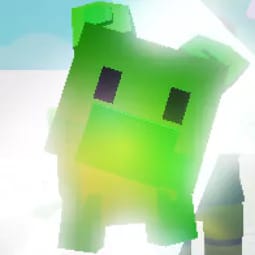 1 item; Rainbow Hatched Arctic Fox