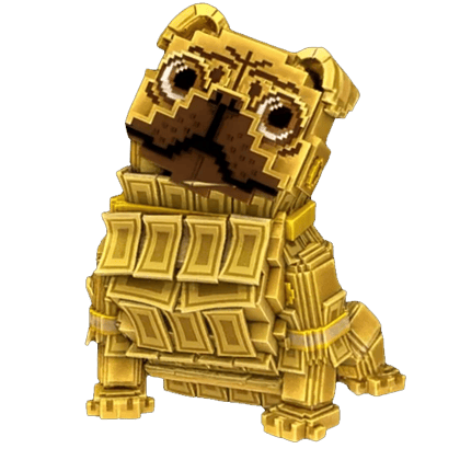 1 item; Gold Money Money Puggy; 110.2M/S