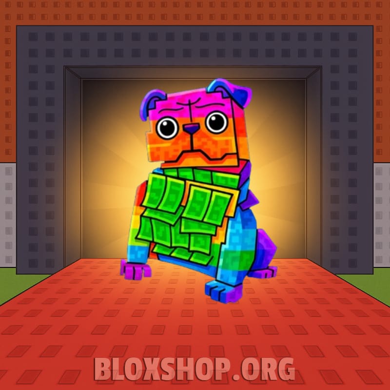 1 item; Rainbow Money Money Puggy 250-499M/s