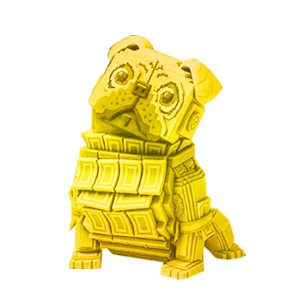 1 item; Divine Money Money Puggy; 304.5M/S
