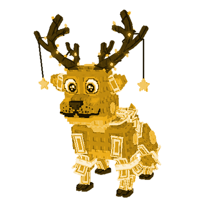 1 item; Gold Money Money Reindeer; 31.2M/S