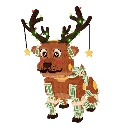 1 item; Money Money Reindeer; 150M/S