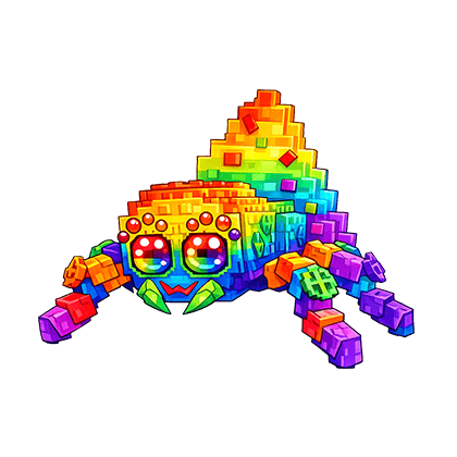 1 item; Rainbow Nacho Spyder; 1.8B/S