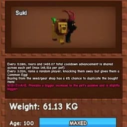 1 item; Huge NIGHTMARE Chimera - 61.13 KG (Age 100)