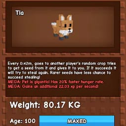 1 item; Huge Red Fox | 80 kg + Random age