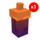 3 items; Spirit Acorn X3
