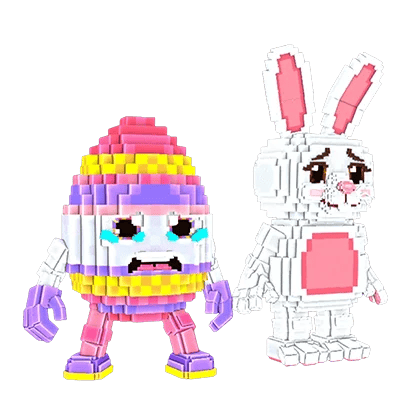 1 item; Bunny and Eggy; 6.1B/S