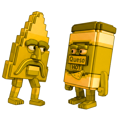 1 item; Gold Chipso and Queso; 256.2M/S