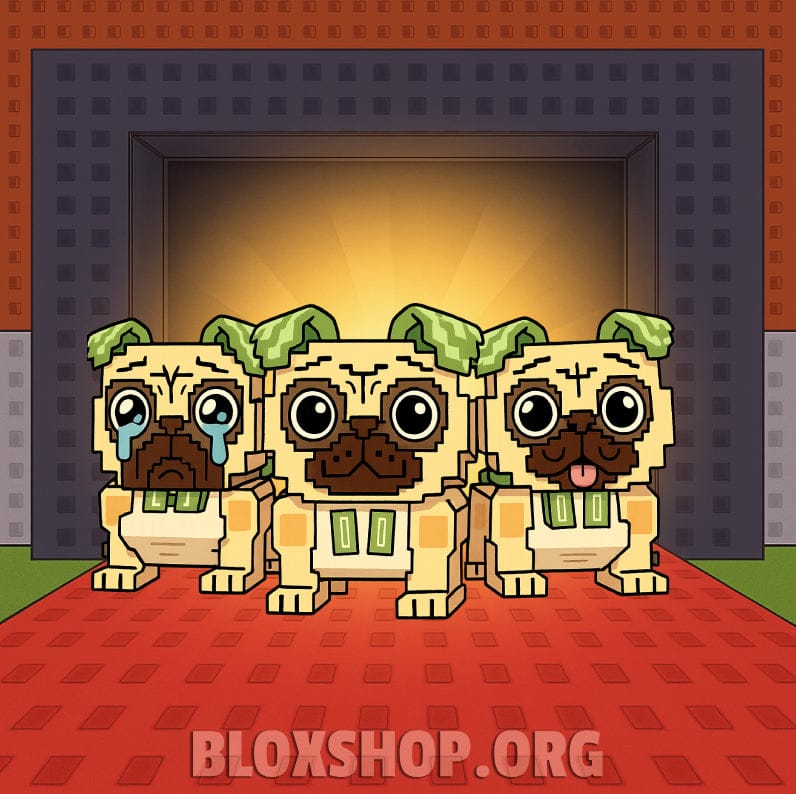 1 item; Los Puggies; Money per Second: 30m