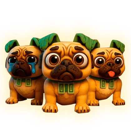 1 item; Los Puggies; 135M/S