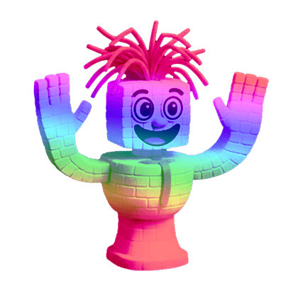 1 item; Rainbow Spaghetti Tualetti; 600M/S