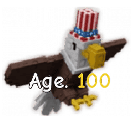 1 item; Age 100 Bald Eagle