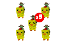 5 items; 5x Chicken Zombie Bundle