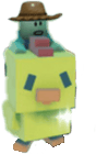 1 item; Shiny Chicken Zombie