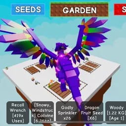 1 item; Nightmare Rainbow Hatch Frost Dragon HUGE 60.85kg Age 100