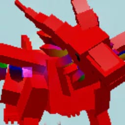 1 item; Rainbow Hatched Jumbo Frost Dragon 60kg