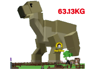 1 item; Huge Iguanodon | 63.13 kg + 100 age