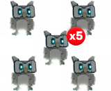 5 items; 5x Owl Bundle