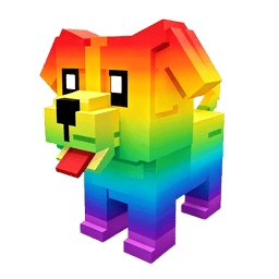 1 item; Rainbow Dog