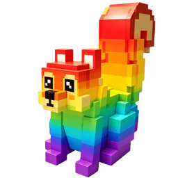 1 item; Rainbow Squirrel