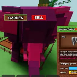 1 item; Nightmare Elephant 28.6kg Age 100 Big Size