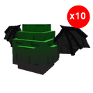 10 items; Exclusive Halloween Egg X10