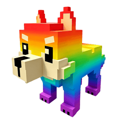 1 item; Rainbow Wolf