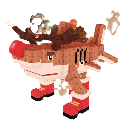 1 item; Reindeer Tralala; 3M/S