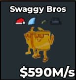 1 item; Swaggy Bros 590M/s Gold