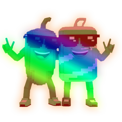 1 item; Rainbow Swaggy Bros; 800M/S