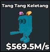 1 item; Tang Tang Keletang 569.5M/s Rainbow