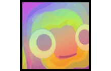 1 Huge Colorful Slime; Variant: Rainbow